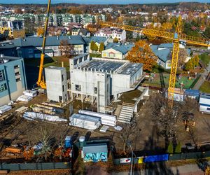 Budowa Kulturoteki w Wesołej w Warszawie