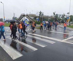 Strajk kolejarzy Bydgoszcz 28.07.25