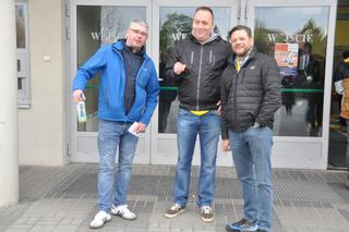 Kibice Industrii Kielce przed meczem z SC Magdeburg