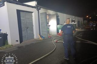 W Tarnowskich Górach palił się magazyn