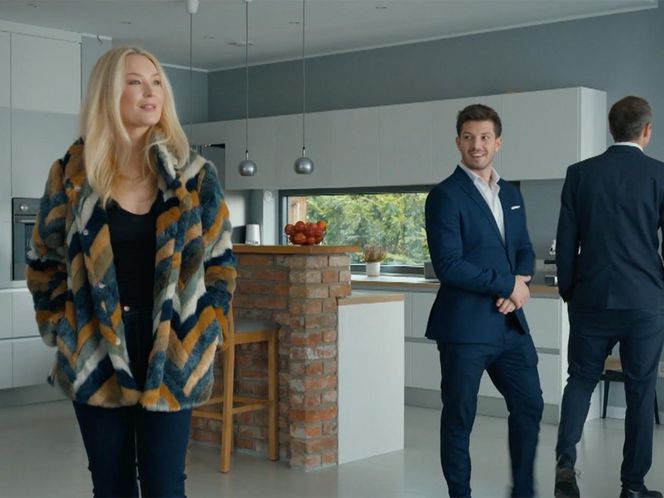 Barwy szczęścia, odcinek 3154: Justin (Jasper Sołtysiewicz), Karolina (Marta Dąbrowska), Bruno (Lesław Żurek) 