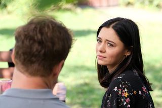 	M jak miłość odc. 1837. Iza (Adriana Kalska), Marcin (Mikołaj Roznerski)