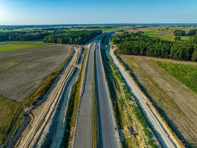 Obwodnica Łomży - plac budowy w sierpniu 2024