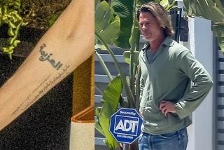 Angelina Jolie ma nowy tatuaż, a Brad Pitt... DZIEWCZYNĘ?! [ZDJĘCIA]