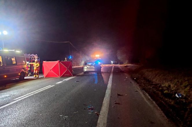 Tragiczny wypadek pod Świeciem! Nie żyje 62-letni motorowerzysta