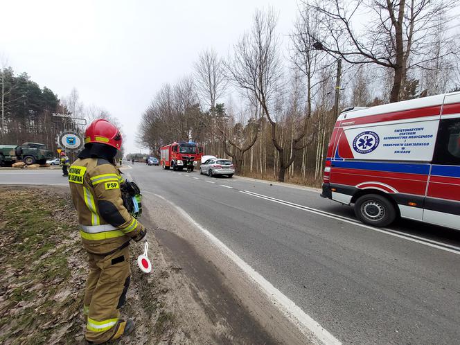 Wypadek na Iłżeckiej w Starachowicach 16.03.2022