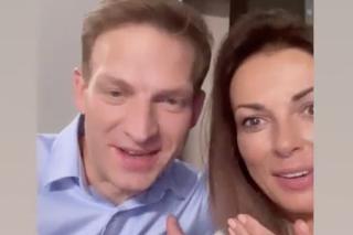 Barwy szczęścia po wakacjach 2023. Kasia (Katarzyna Glinka), Łukasz (Michał Rolnicki)