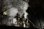 Tragiczny pożar domu na Mokotowie. Strażacy znaleźli zwłoki mężczyzny