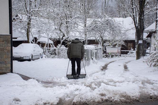 Zima 2017/18 - śnieg w kilku województwach