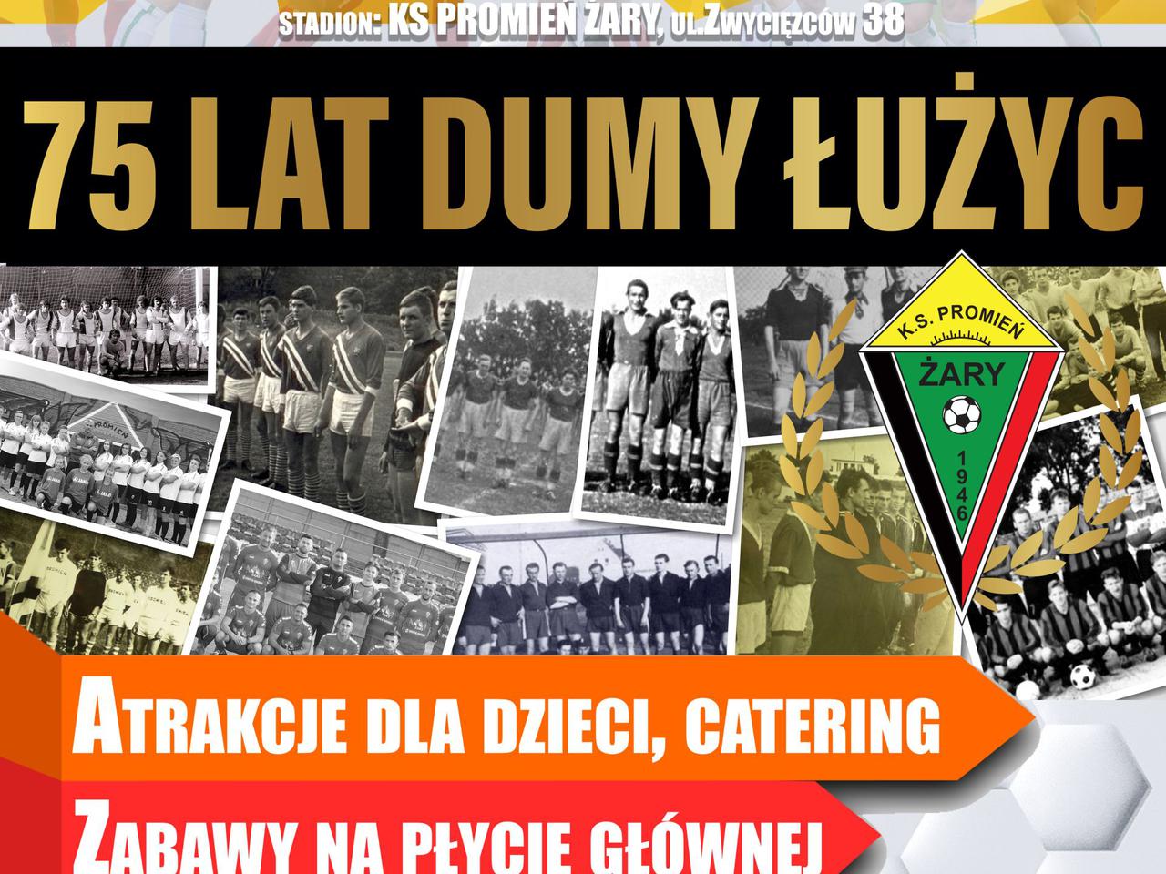Pokazowy mecz lokalnych drużyn i moc atrakcji dla dzieci - urodziny Promienia