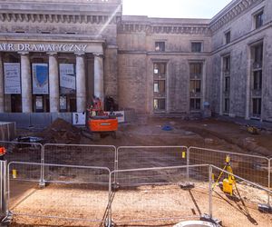 Budowa placu Centralnego w Warszawie