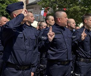 Ślubowanie nowych policjantów Śląskiej Policji