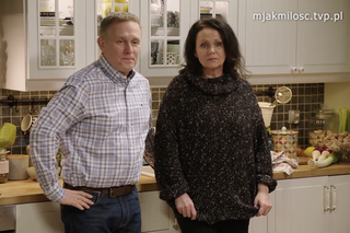 M jak miłość, odcinek 1728: Marysia (Małgorzata Pieńkowska), Artur (Robert Moskwa)