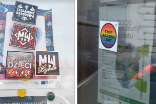 STOP AGRESJI LGBT na szybach Centrum Aktywności Twórczej!