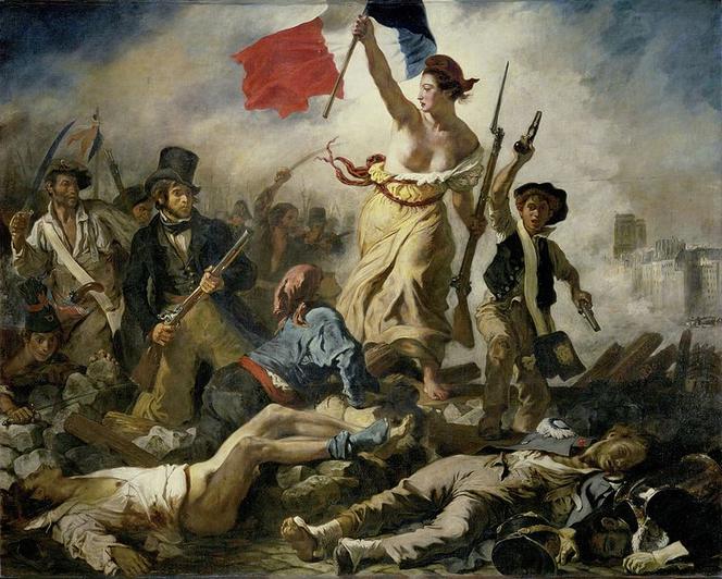 Wolność wiodąca lud na barykady Eugène’a Delacroix 