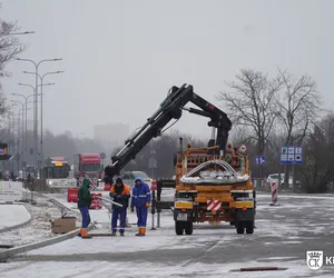 Remont prac przy skrzyżowaniu al. Solidarności z Tysiąclecia Państwa Polskiego powrócił!