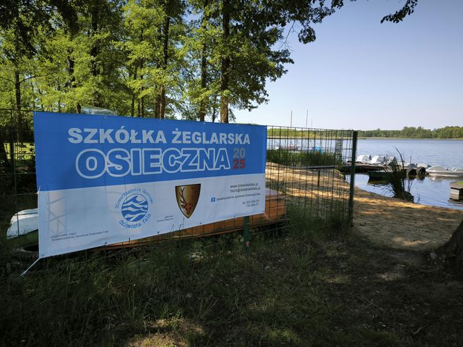 Plaża w Osiecznej przed sezonem letnim 