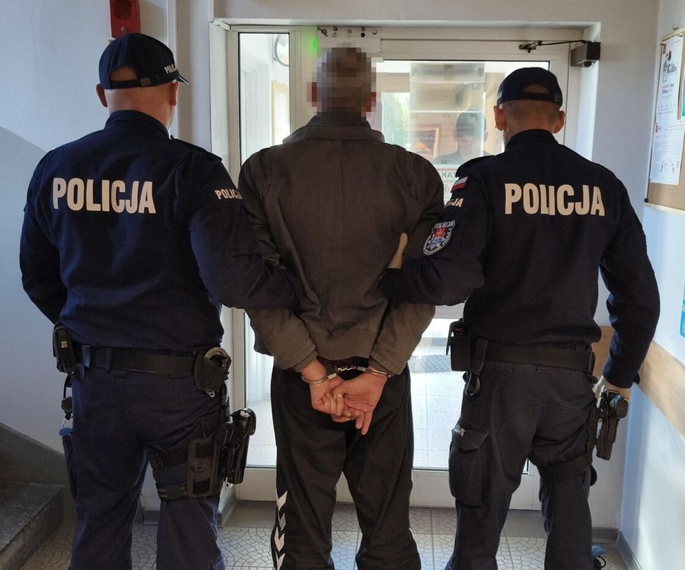 Przy użyciu noża  groził śmiercią swojej 11-letniej córce.