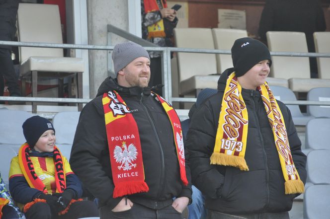 Korona Kielce - Motor Lublin. Kibice na Exbud Arenie