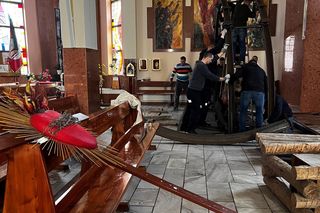 W katowickim kościele powstał grób pański stylizowany na podziemne wyrobisko