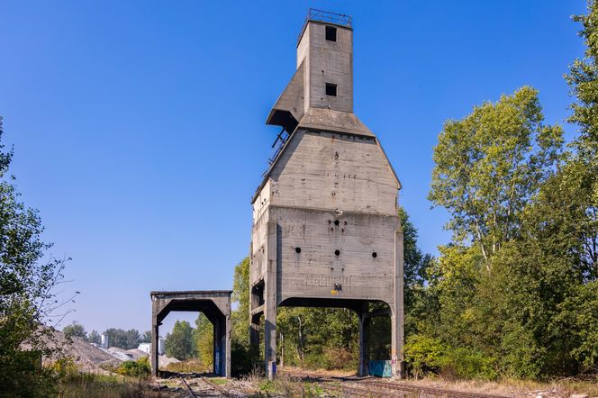 Wieża do nawęglania parowozów - Warszawa-Odolany