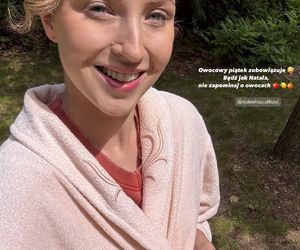M jak miłość nowy sezon. Natalka (Dominika Suchecka) na planie