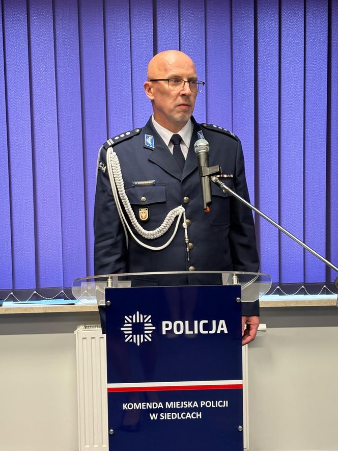Nowy szef KMP w Siedlcach już na stanowisku
