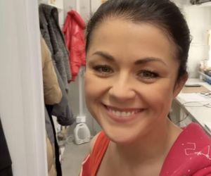 M jak miłość po wakacjach. Kinga (Katarzyna Cichopek) na planie