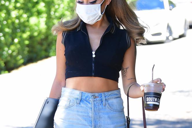Ariana Grande w drodze do studia nagrań