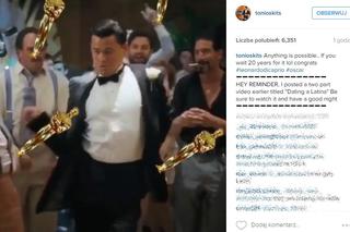 Leonardo DiCaprio z Oscarem! Memy i gify - zobacz, jak fani cieszą się z Oscara dla DiCaprio