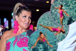 W basenie jak na scenie! Skrzynecka robi wakacyjne show w Grecji. Fani: „Nimfa, syrenka, Wenus!”