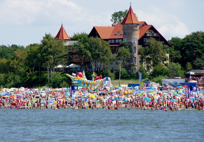 Parawany na plaży
