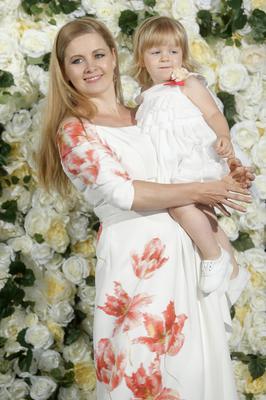 Anna Powierza i jej córka Helenka