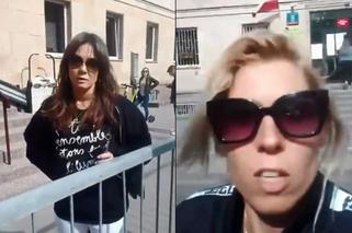 Kinga Rusin i Zofia Klepacka pokłóciły się na ulicy przed lokalem wyborczym! [VIDEO]