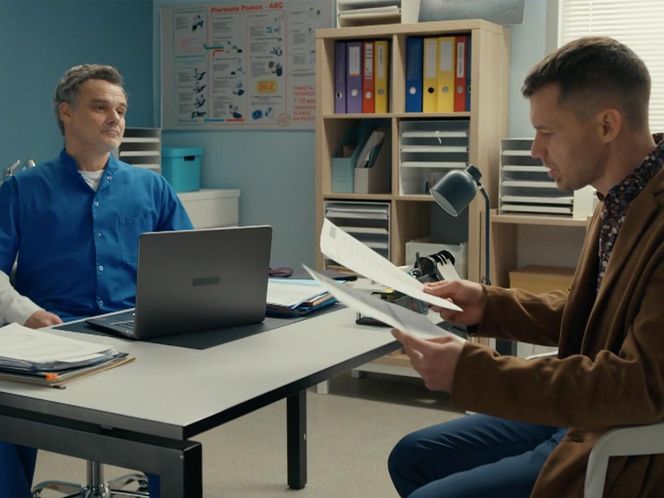 Barwy szczęścia, odcinek 3168: Karol (Jan Wieczorkowski), Darek (Andrzej Niemyt)