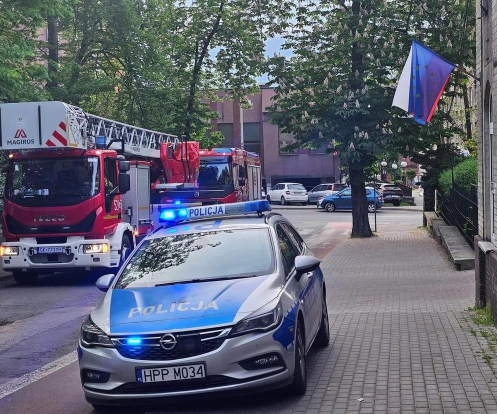 Odpalił papierosa i podpalił szpitalną izolatkę