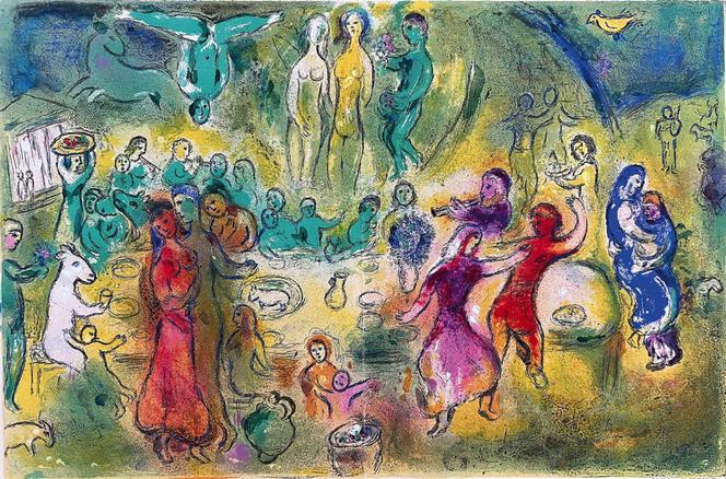 Marc Chagall, "Dafnis i Chloe", rycina XII