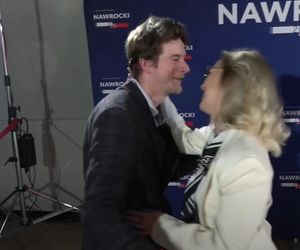 Daniel Nawrocki z dziewczyną Magdą