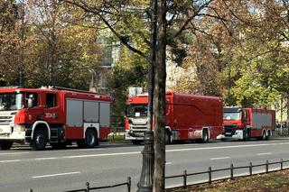 Warszawa. W Ministerstwie Sprawiedliwości znaleziono biały, tajemniczy proszek. Interwencja strażaków