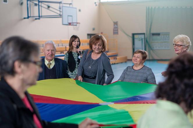 Na imprezie Babcie i Dziadkowie z Łukowa i okolic bawili się wspólnie ze swoimi dziećmi i wnuczętami