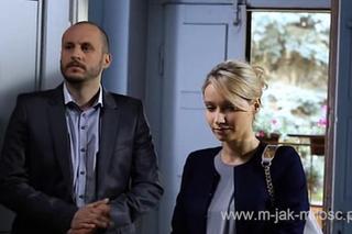 M jak miłość. Robert Lubiński (Tomasz Borkowski), Beata (Joanna Orleańska)