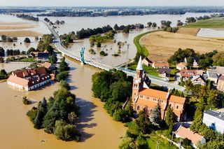 Województwo opolskie jest w dramatycznej sytuacji Skorogoszcz znalazła się pod wodą