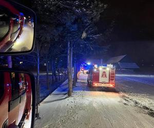 Pożar na fermie drobiu w Zaborzu