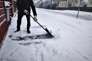 Białystok. 500 zł kary za nieodśnieżony chodnik. Straż Miejska ostrzega