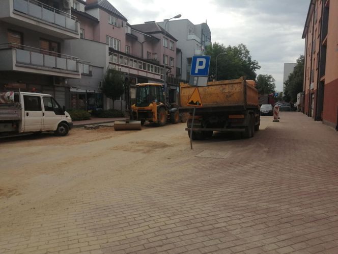Remont na ul. Błonie w Siedlcach