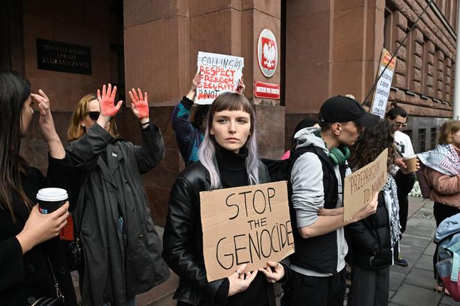 Protest w Warszawie 