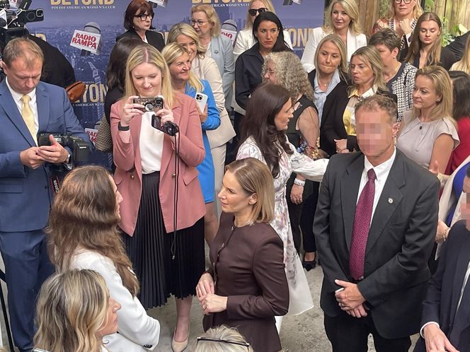 Pierwsza dama Marta Nawrocka w Pierożku na Greenpoincie