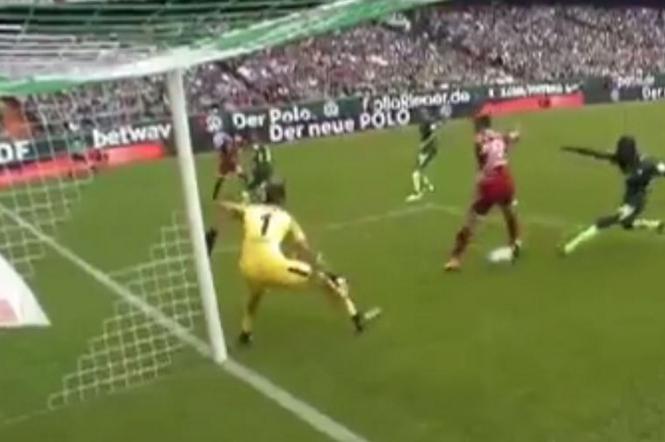 Robert Lewandowski, bramka, gol, 2017, Werder