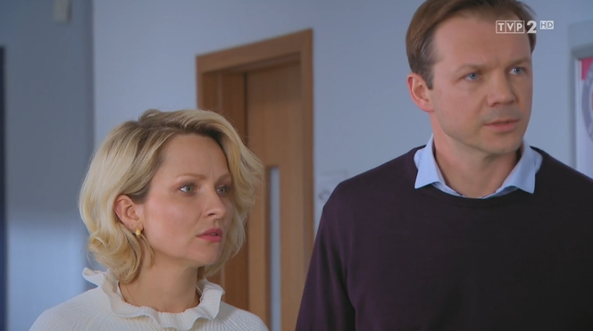 Barwy szczęścia, odc. 2461: Bożena (Marieta Żukowska), Bruno (Lesław Żurek)