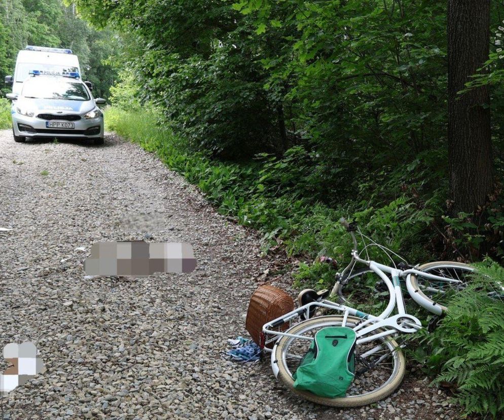 Tragedia w Katowicach. 65-latka zmarła na rowerze